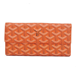 GOYARD ゴヤールスーパーコピー 長財布 Ｗホック オレンジ GOYARD-03