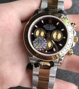 JF製超A品 ロレックススーパーコピー デイトナ40mm Ref.116503 ブラック/シャンパン